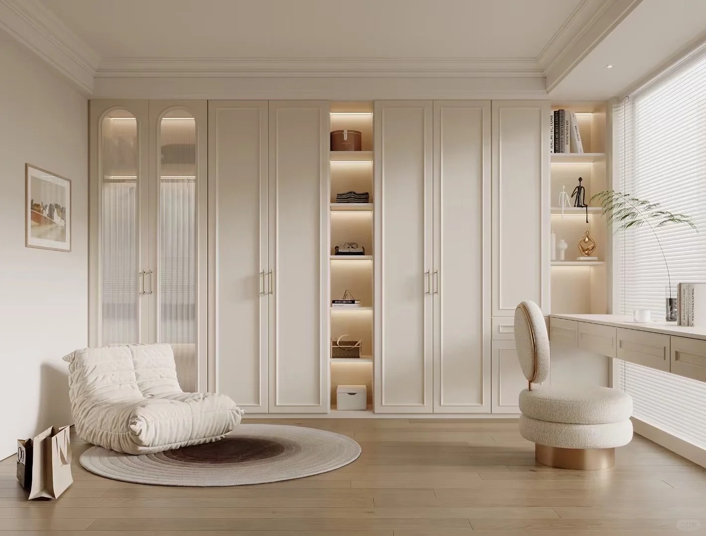 French style wardrobe