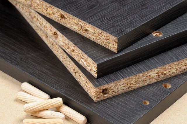 Particle board wardrobe