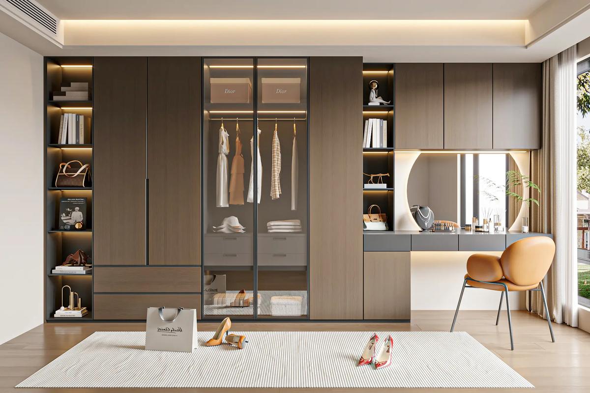 Contemporary luxury wardrobe
